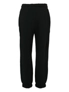 Pantaloni sportivi per bambino MSGM Kids neri con tasche laterali - Rubino Kids