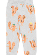Pantaloni sportivi per bambino Stella McCartney grigi con stampa scoiattolo - Rubino Kids