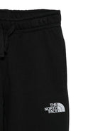 Pantaloni sportivi per bambino The North Face Kids nero con logo ricamato - Rubino Kids