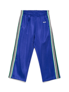 Pantaloni sportivi per bambino Versace Kids blu con dettaglio a righe - Rubino Kids