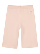 Pantaloni sportivi per neonata Chloé Kids rosa con coulisse in vita - Rubino Kids