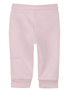 Pantaloni sportivi per neonata Givenchy Kids rosa con stampa con logo - Rubino Kids
