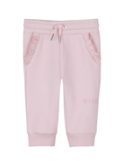 Pantaloni sportivi per neonata Givenchy Kids rosa con stampa con logo - Rubino Kids