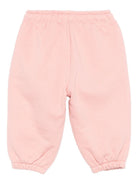 Pantaloni sportivi per neonata Konges Slojd rosa con elastico in vita - Rubino Kids