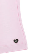 Pantaloni sportivi per neonata Monnalisa rosa a gamba ampia - Rubino Kids