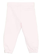 Pantaloni sportivi per neonata Palm Angels Kids rosa con vita elasticizzata - Rubino Kids