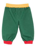 Pantaloni sportivi per neonato Bobo Choses multicolore con logo ricamato - Rubino Kids