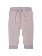 Pantaloni sportivi per neonato Bonpoint beige con coulisse - Rubino Kids