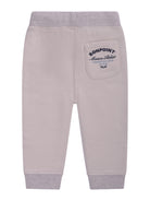 Pantaloni sportivi per neonato Bonpoint beige con coulisse - Rubino Kids