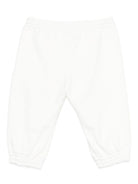 Pantaloni sportivi per neonato Fendi Kids bianchi con applicazione con logo - Rubino Kids