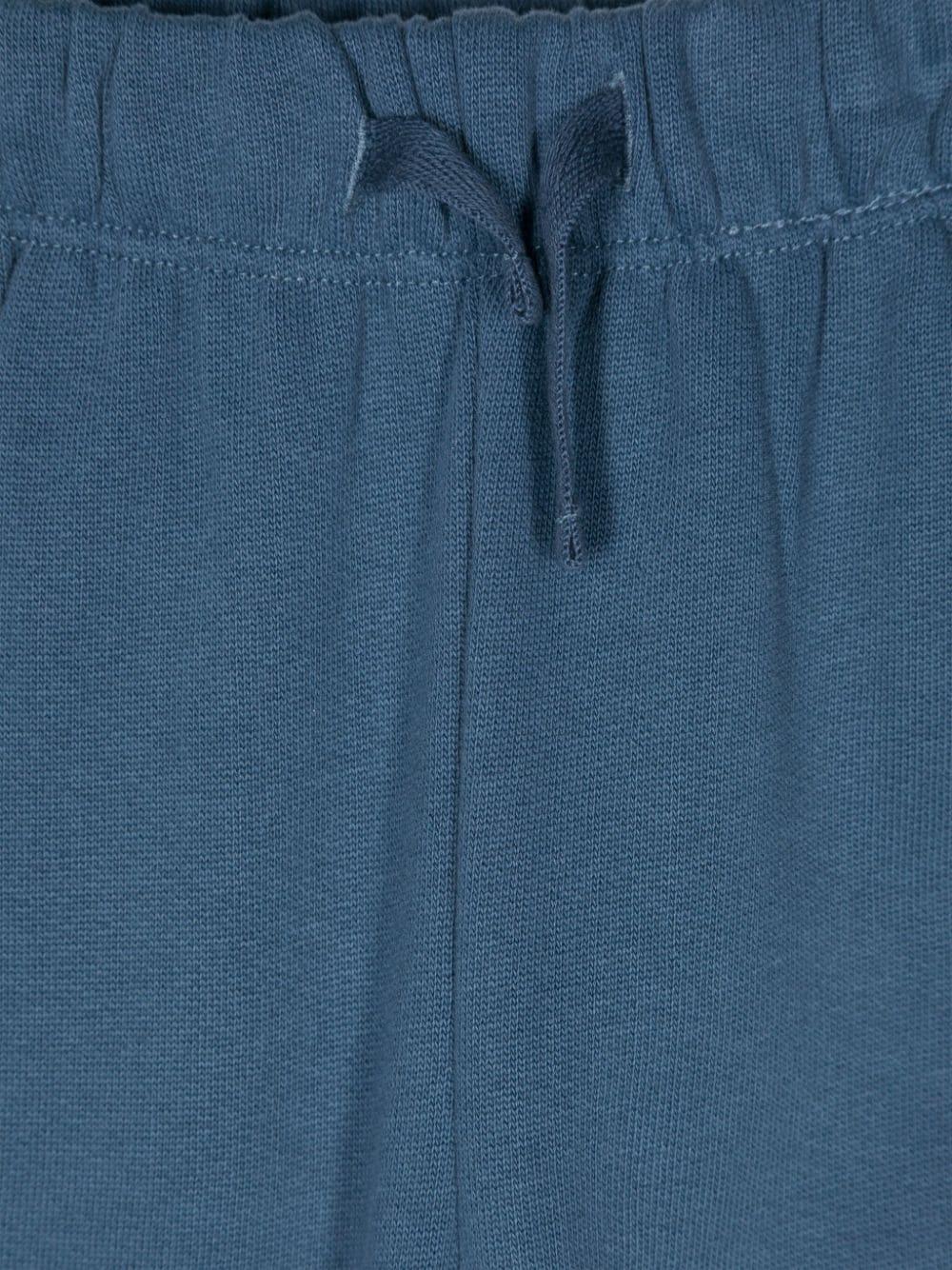 Pantaloni sportivi per neonato Molo blu con dettaglio orsetto sulle ginocchia - Rubino Kids