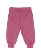 Pantaloni sportivi per neonato Molo Simeon rosa con stampa smiley - Rubino Kids