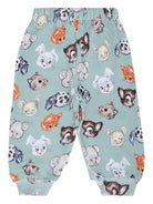 Pantaloni sportivi per neonato Molo verdi Simeon con stampa grafica all - over - Rubino Kids