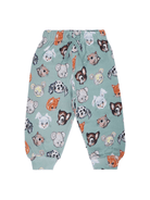 Pantaloni sportivi per neonato Molo verdi Simeon con stampa grafica all - over - Rubino Kids