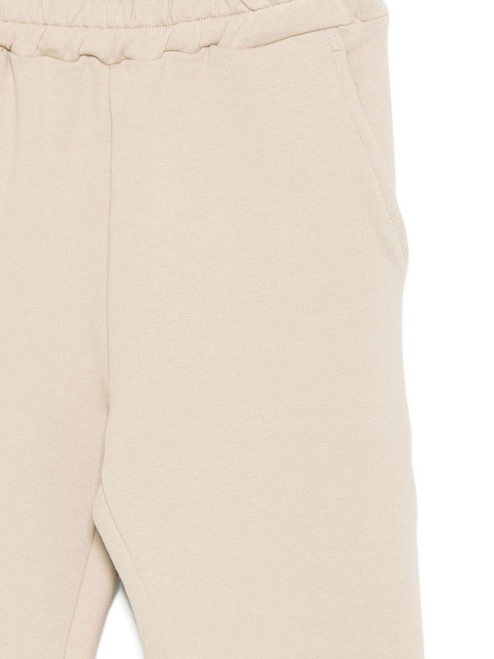 Pantaloni Trijn per bambino DONSJE beige con applicazioni sulle ginocchia - Rubino Kids