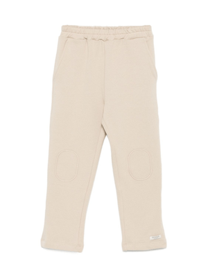 Pantaloni Trijn per bambino DONSJE beige con applicazioni sulle ginocchia
