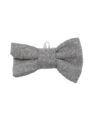 The Owl's grey brushed effect bow tie for boys