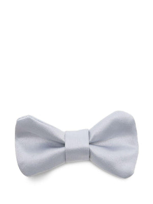 Papillon per neonato La Stupenderia azzurro con trama satinata