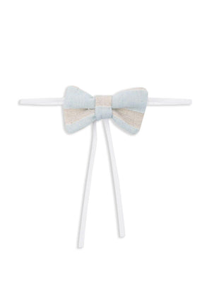 Papillon per neonato La Stupenderia grigio in lino