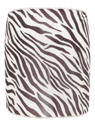 Pareo per bambina MC2 Saint Barth Kids bianco con stampa zebra - Rubino Kids