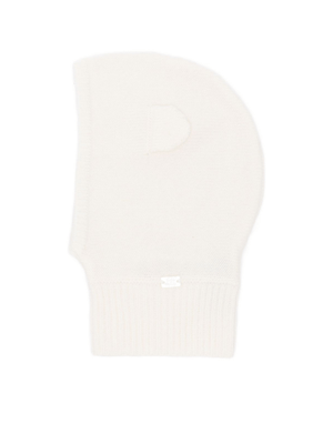 Passamontagna per neonati Tartine Et Chocolat bianco con dettaglio pompon