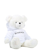 Peluche Teddy Bear per neonati Givenchy Kids bianco con dettaglio logo - Rubino Kids