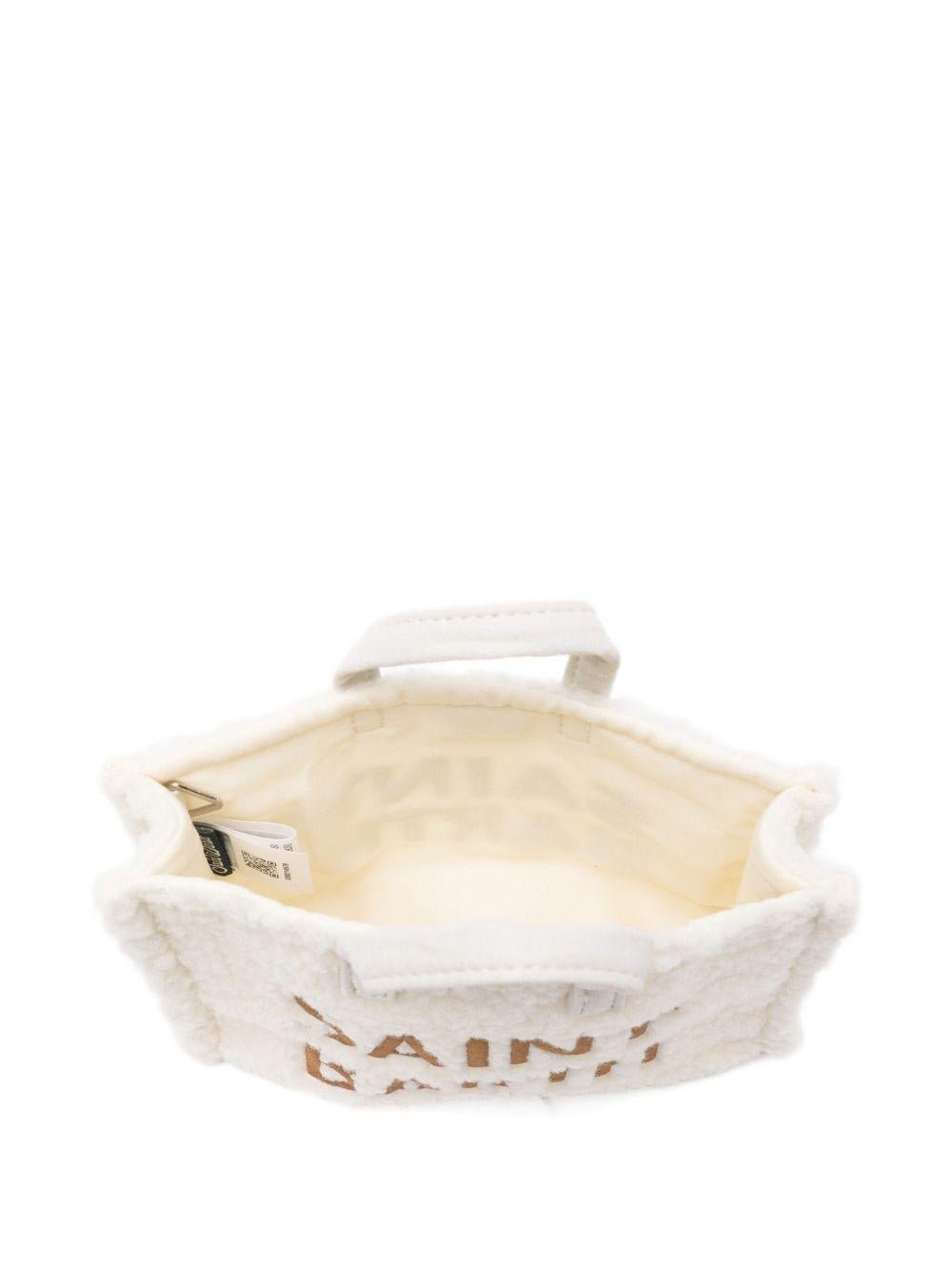 Phone Bag per bambina MC2 Saint Barth Kids bianca con dettaglio teddy - Rubino Kids