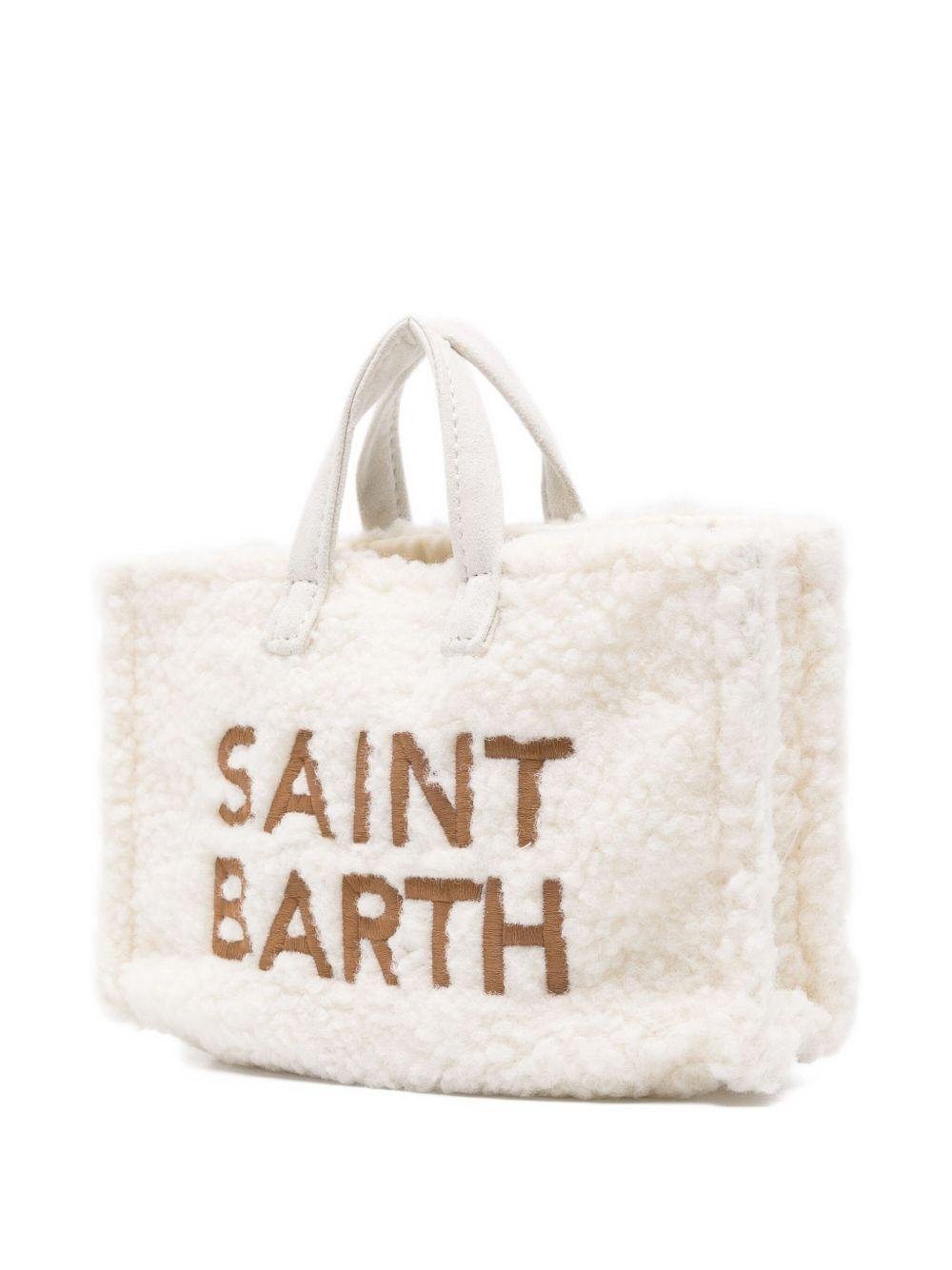Phone Bag per bambina MC2 Saint Barth Kids bianca con dettaglio teddy - Rubino Kids