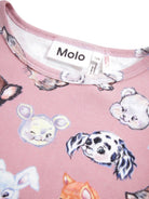 Pigiama per bambina Molo Lue rosa con stampa grafica - Rubino Kids