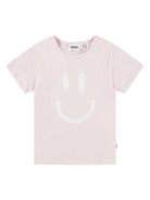 Pigiama per bambina Molo Luvis rosa con stampa smiley - Rubino Kids