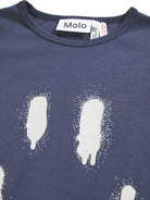 Pigiama per bambino Molo Lue blu con stampa smile - Rubino Kids