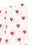 Pigiama per donna Petit Bateau bianco con stampa a cuore - Rubino Kids