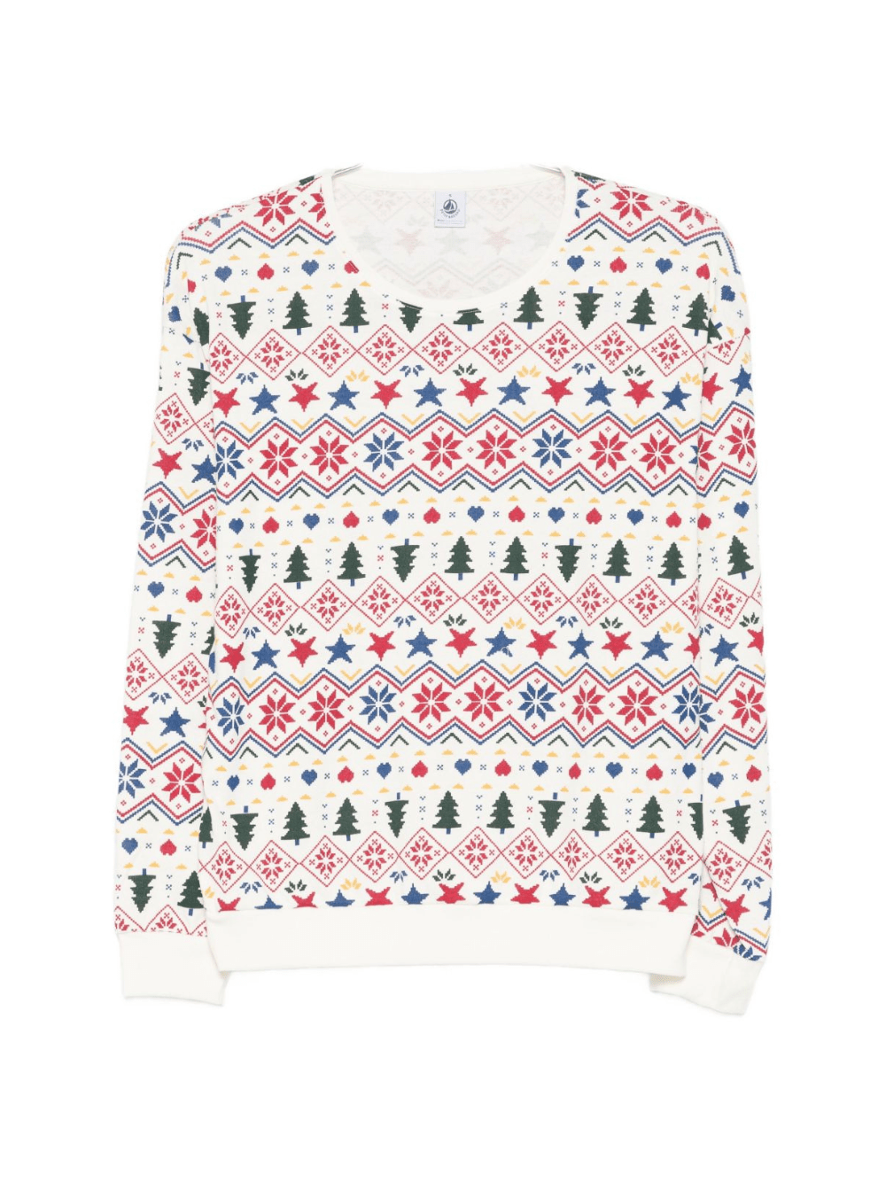 Pigiama per donna Petit Bateau multicolore con stampa grafica all - over - Rubino Kids