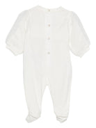 Pigiama per neonata Elisabetta Franchi La Mia Bambina bianco con fiocco - Rubino Kids