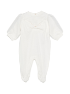 Pigiama per neonata Elisabetta Franchi La Mia Bambina bianco con fiocco - Rubino Kids