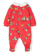 Pigiama per neonati Moschino Kids rosso con stampa Teddy Bear - Rubino Kids