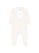 Pigiama per neonato Boss Kidswear beige con chiusura con bottoni - Rubino Kids