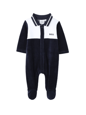 BOSS Kidswear baby boy's blue printed pyjamas
