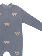 Pigiama Phlyn Onesie per neonati Dosje blu con ricamo koala - Rubino Kids