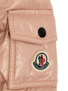 Piumino Badycon per bambina Moncler Enfant rosa con cappuccio ampio - Rubino Kids