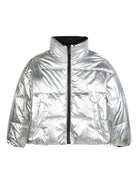 Piumino per bambina Dkny Kids nero con design trapuntato - Rubino Kids