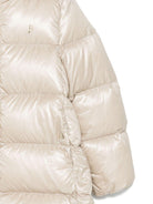 Piumino per bambina Herno Kids beige con cappuccio - Rubino Kids