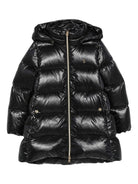 Piumino per bambina Herno Kids nero con cappuccio - Rubino Kids