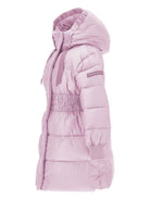 Piumino per bambina Monnalisa rosa con cappuccio - Rubino Kids