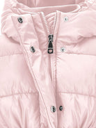 Piumino per bambina Monnalisa rosa con cappuccio - Rubino Kids