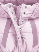 Piumino per bambina Monnalisa rosa con cappuccio - Rubino Kids