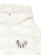 Piumino per bambini Moschino Kids bianco con dettaglio logo - Rubino Kids