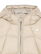 Piumino per bambino K Way Kids beige con cappuccio - Rubino Kids
