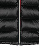 Piumino per bambino Moncler Enfant nero con cappuccio - Rubino Kids