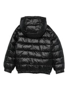 Piumino per bambino Moschino Kids nero con dettaglio logo - Rubino Kids